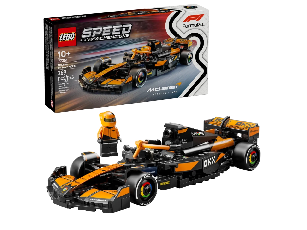 LEGO SPEED CHAMPIONS MCLAREN F1 TEAM MCL38 77251