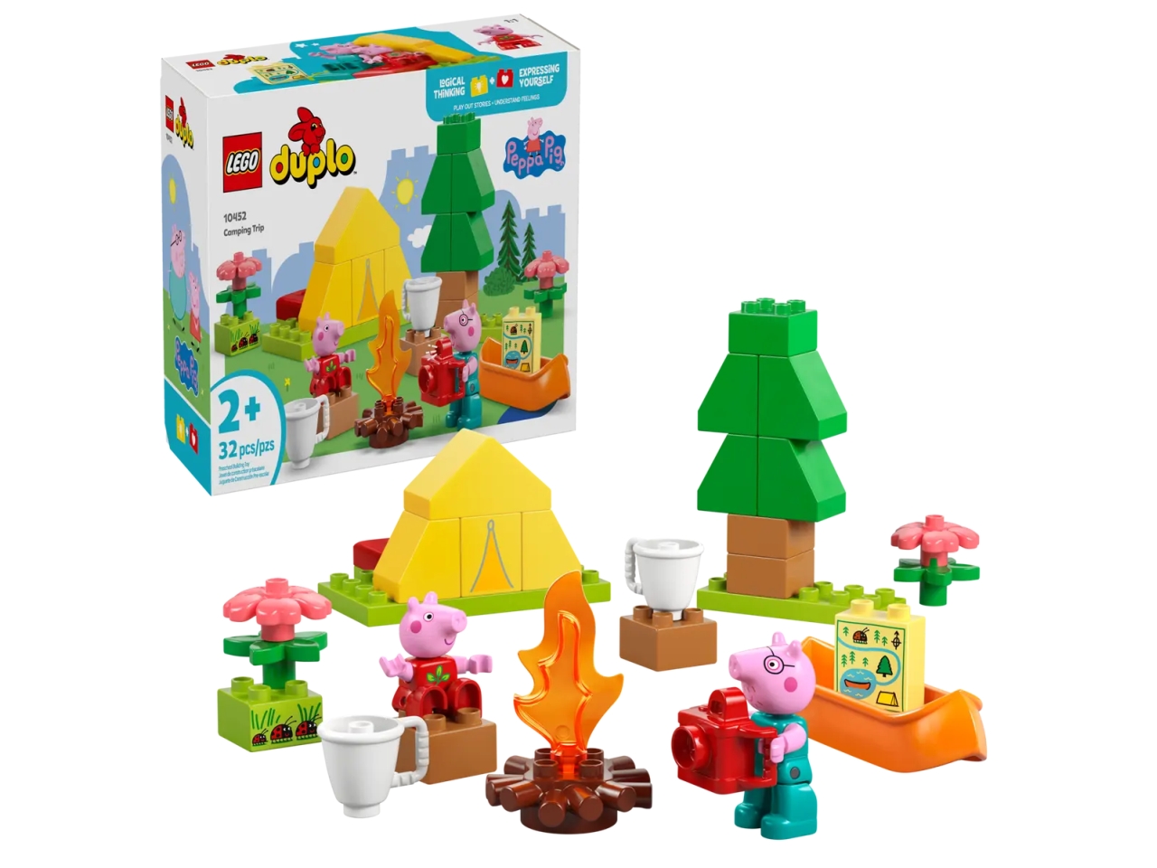 LEGO DUPLO PEPPA PIG GITA IN CAM. 10452