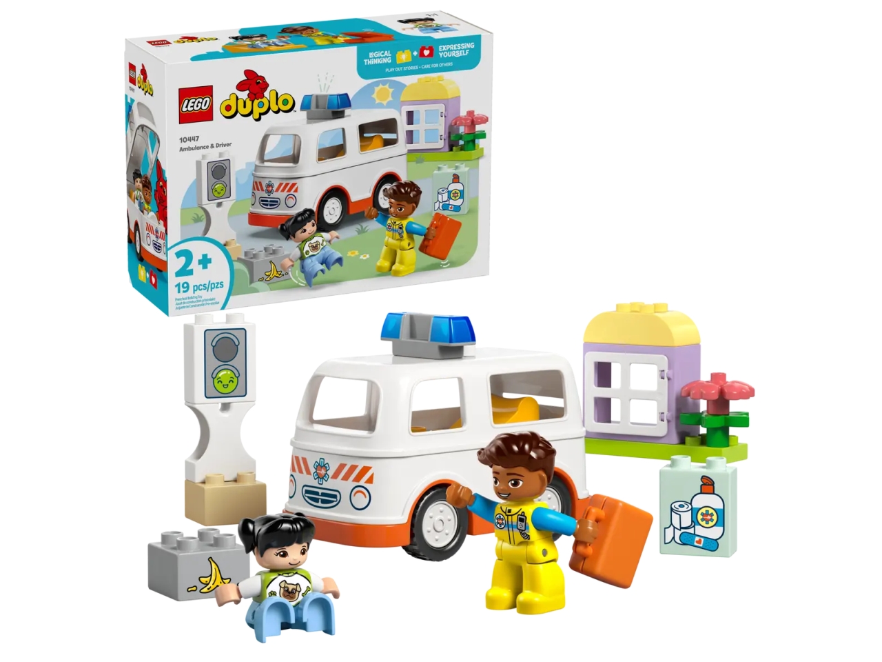 LEGO DUPLO TOWN AMBULANZA E AUT. 10447