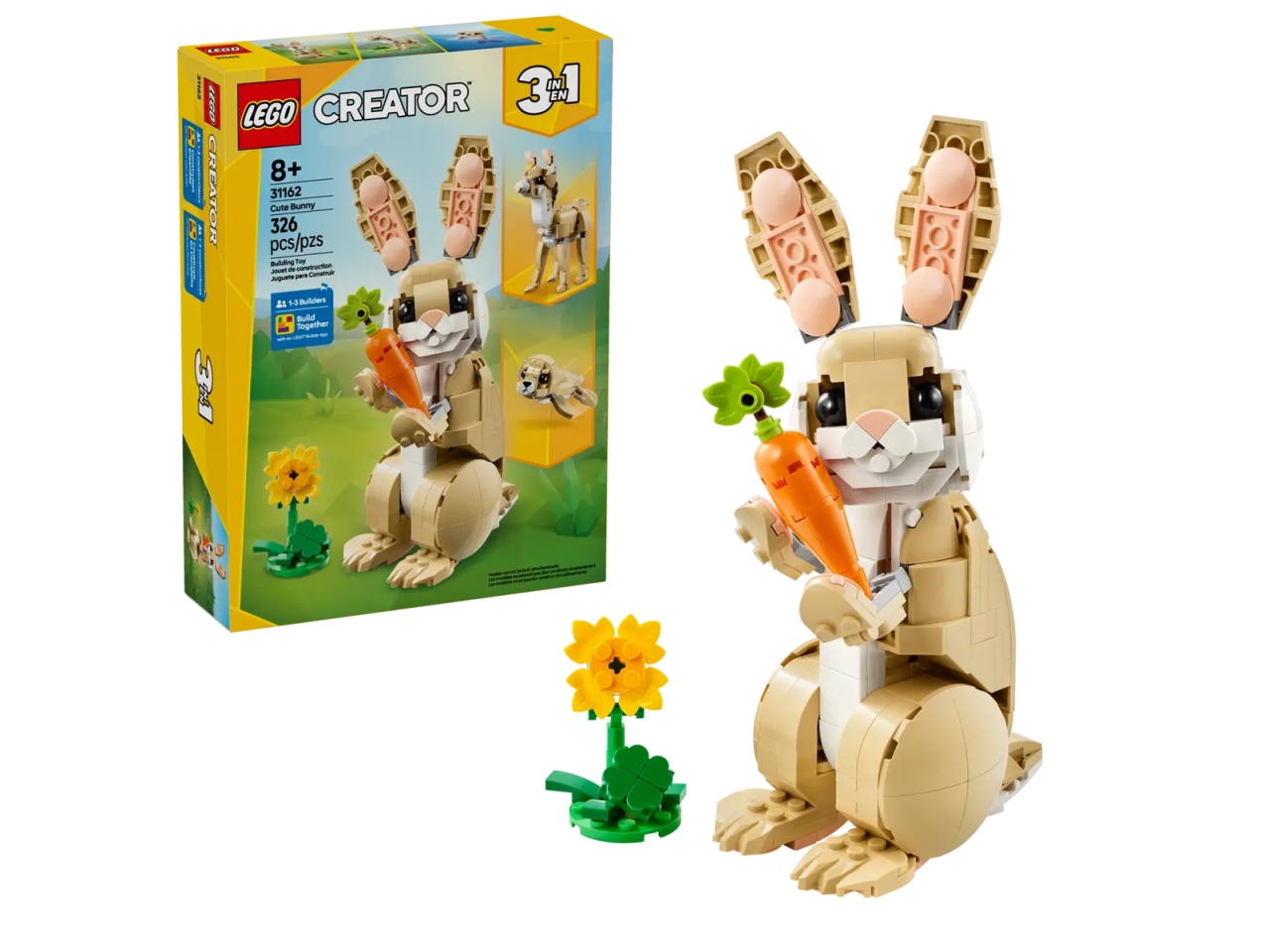 LEGO CREATOR ADORABILE CONIGLIO 31162