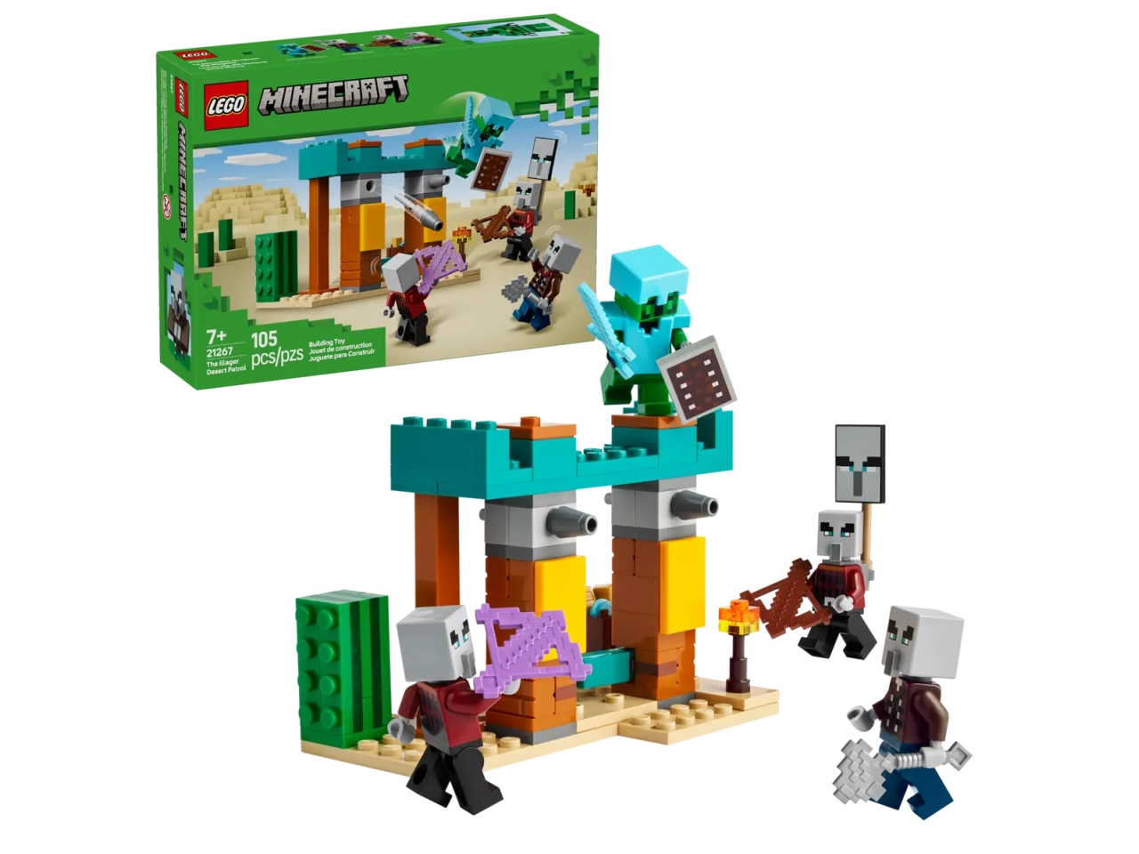 LEGO MINECRAFT PATTUGLIA NEL DES. 21267 LEGO MINECRAFT PATTUGLIA NEL DES. 21267
