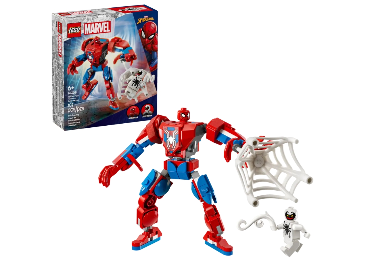 LEGO SUPER HEROES SPIDERMAN VS ANTIVENOM 76308