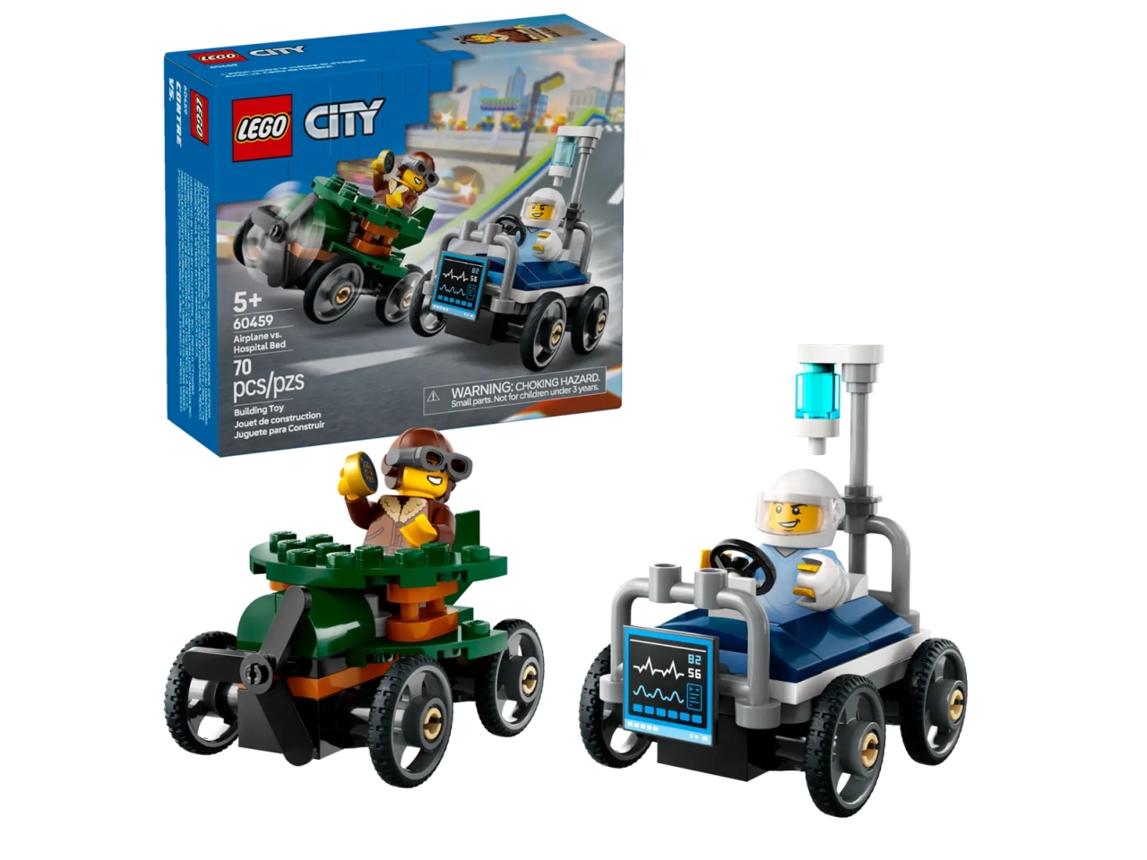 LEGO CITY AEREO VS LETTO DOSP. 60459
