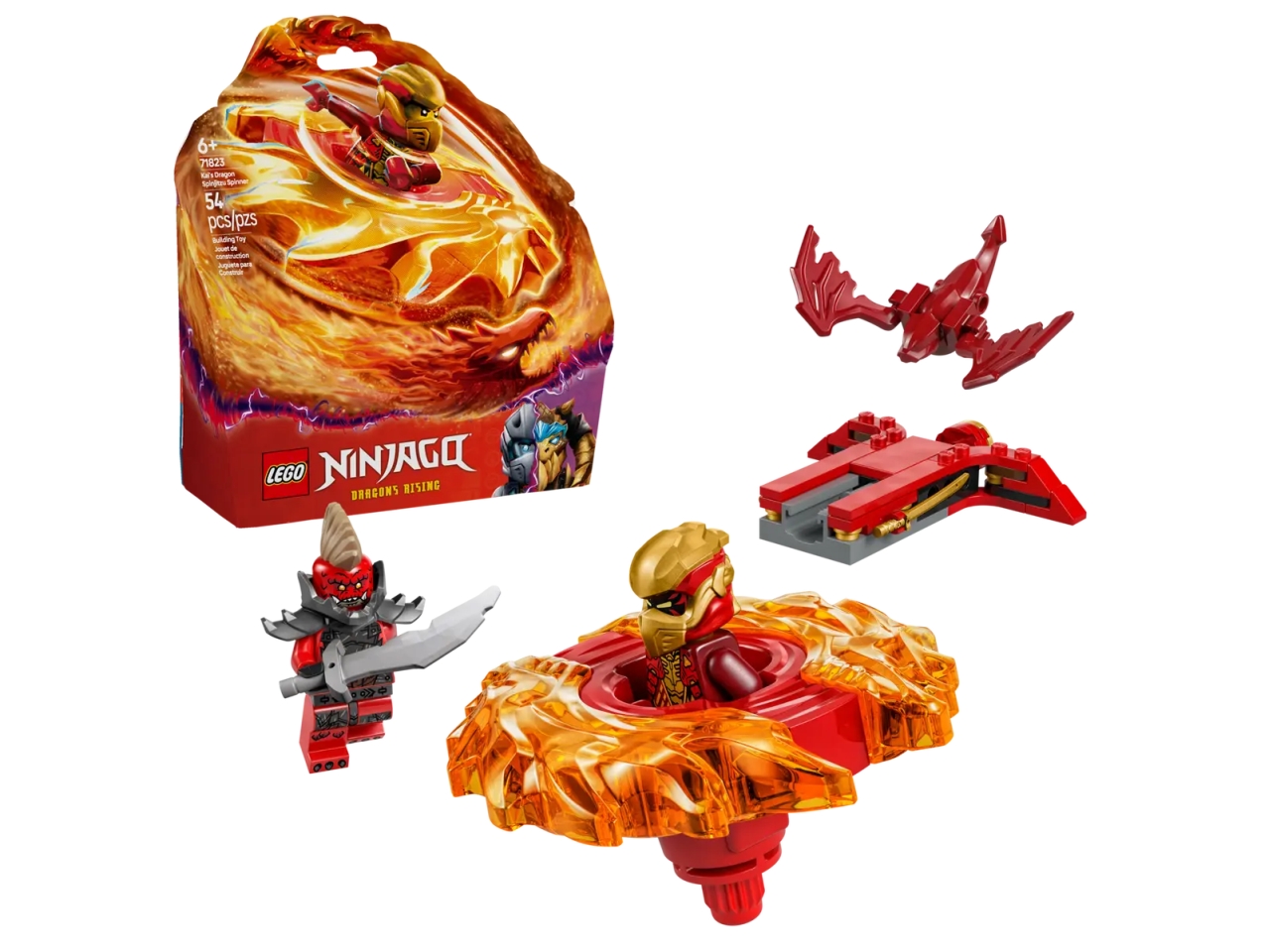 LEGO NINJAGO SPINNER DEL DRAGO DI KAI 71823 $