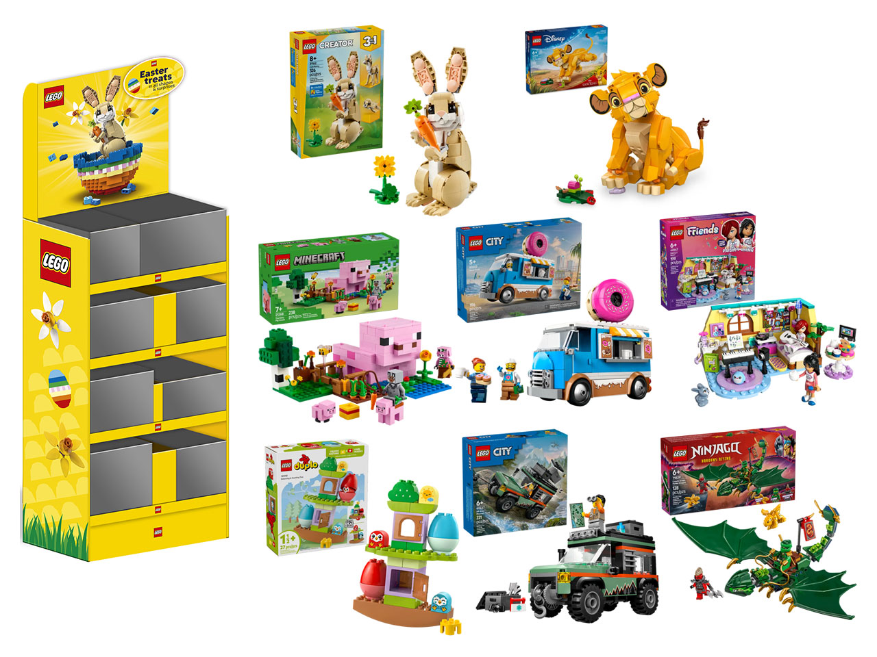 LEGO EASTER ESPOSITORE 32PZ 6564549