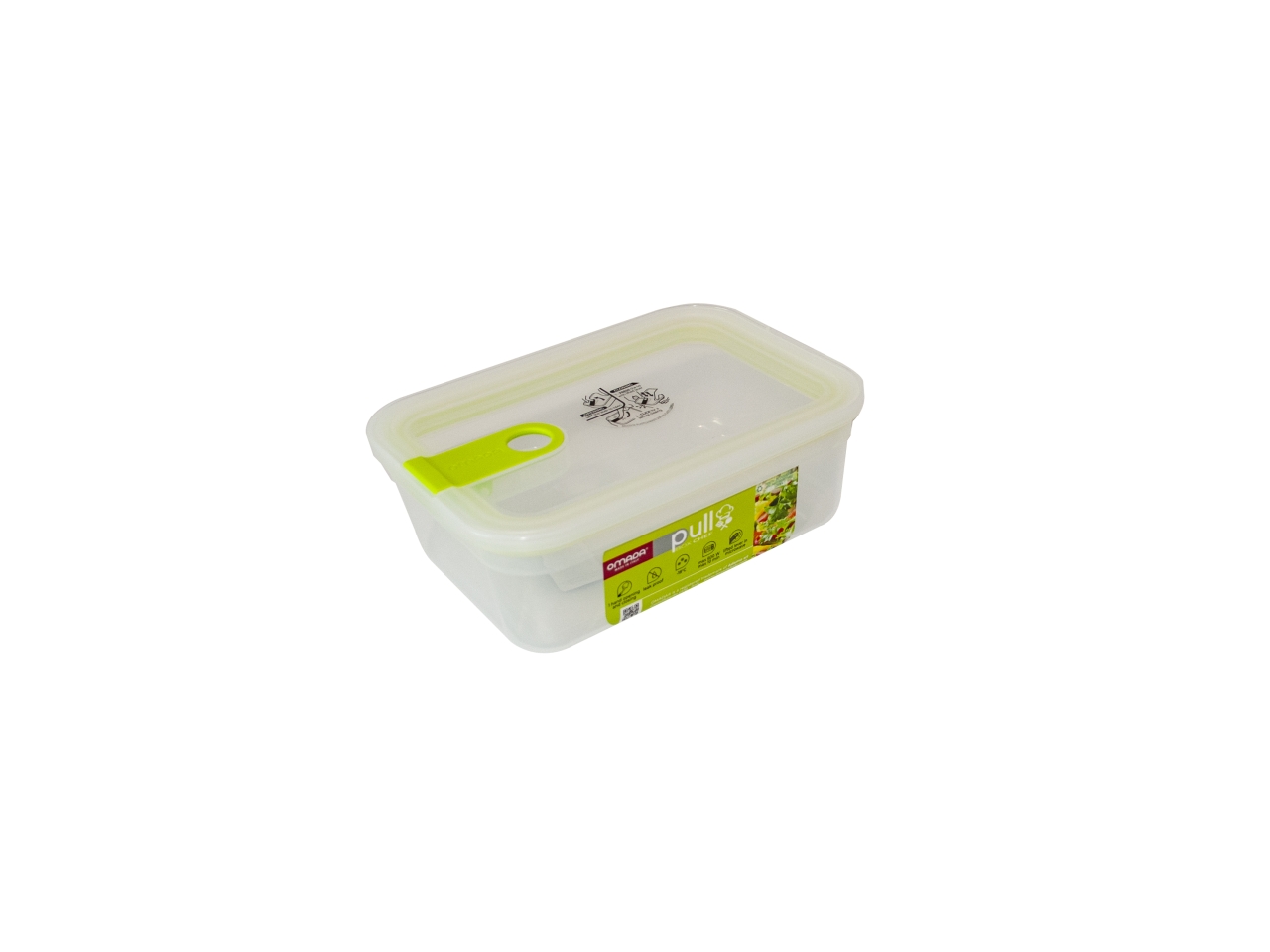 PULL BOX RETTANG.1,1L VERDE M5821VA1