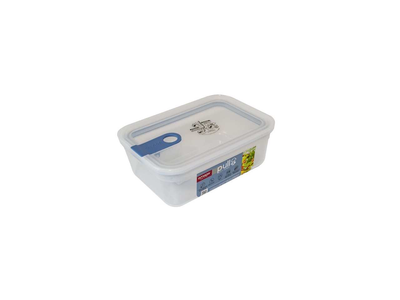 PULL BOX RETTANG.1,1L BLU AVIO M5821BA0