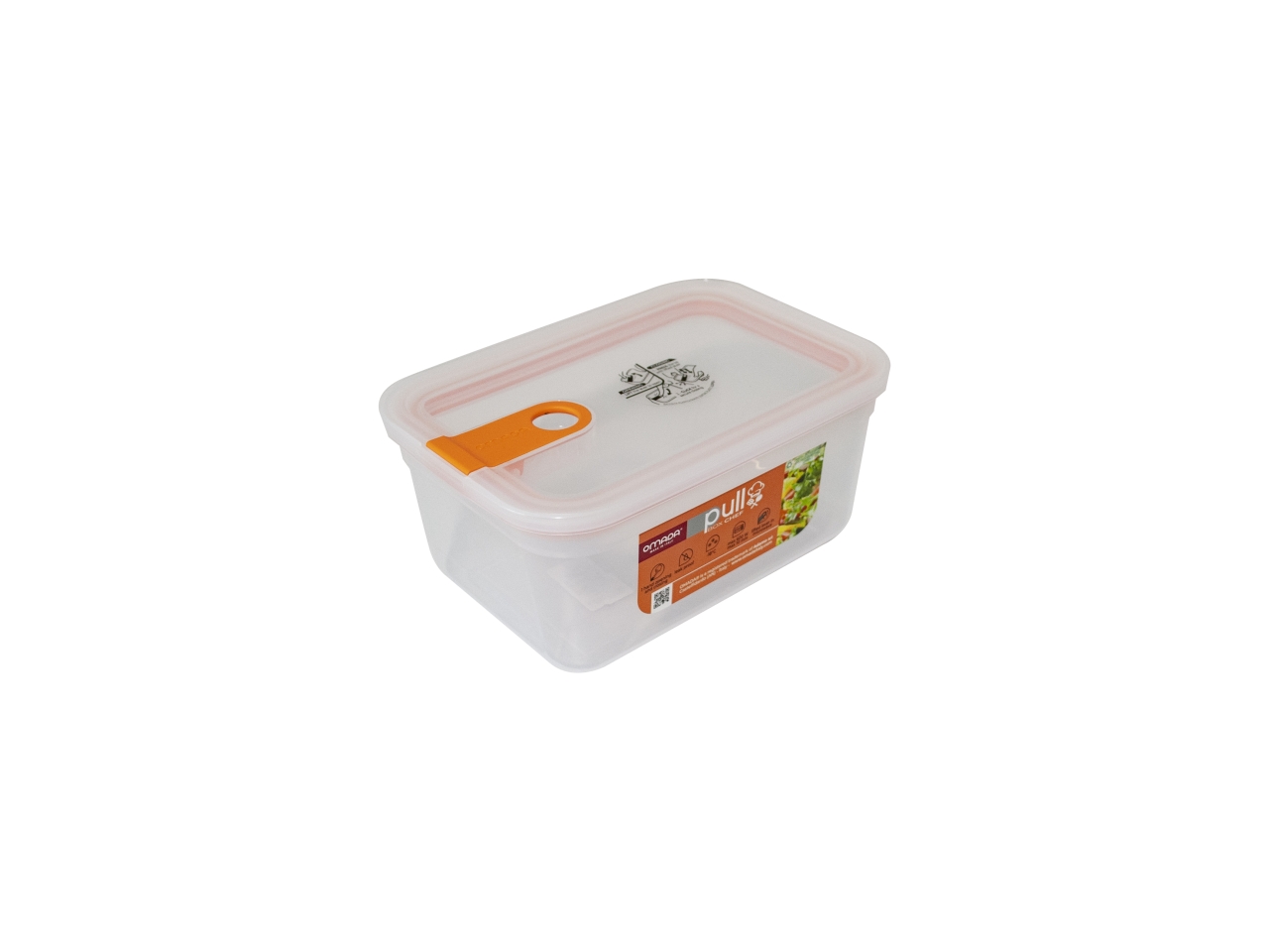 PULL BOX RETTANG.1,5L ARANCIO M5822AR2