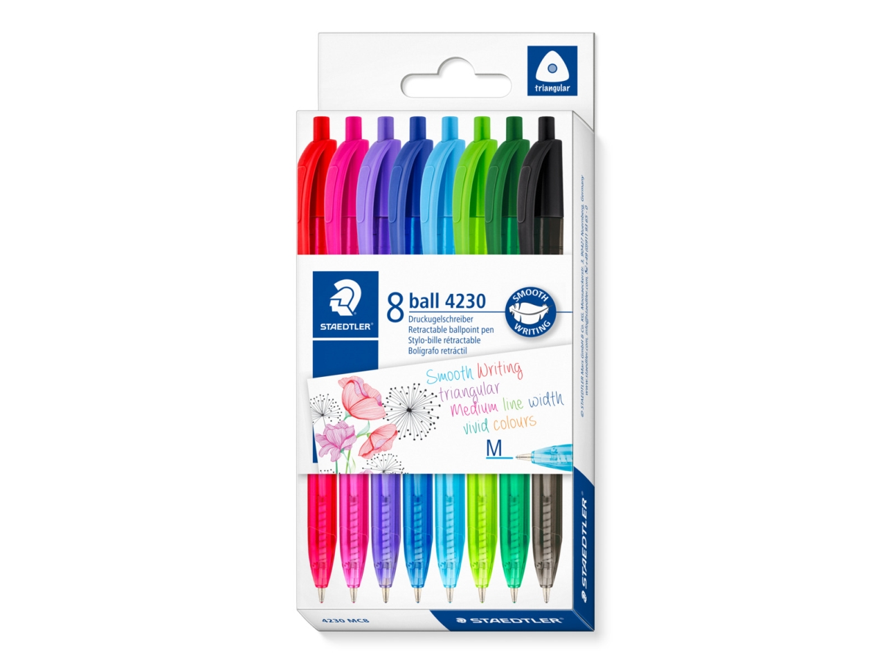 PENNE TRATTO M COLORATE 8PZ 4230 MC8