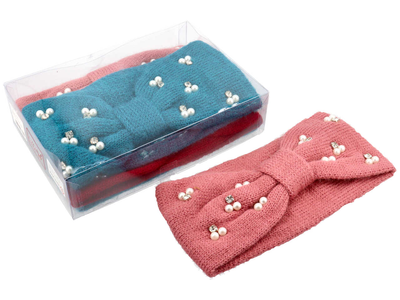 FASCIA NODO IN MAGLIA C/PERLE FS1100 FASCIA NODO IN MAGLIA C/PERLE FS1100