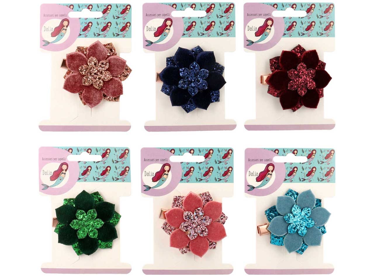 BECCO CON FIORE GLITTERATO FB1307