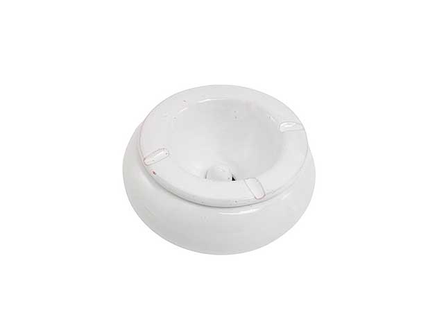 POSACENERE BIANCO ARTIGIANALE GR. D.12CM