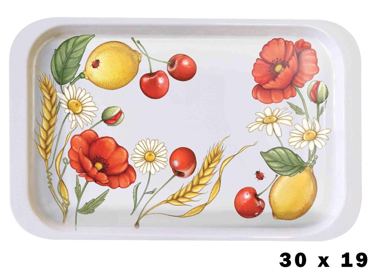 PAPAVERI VASSOIO 30X19CM ME-1645-1535
