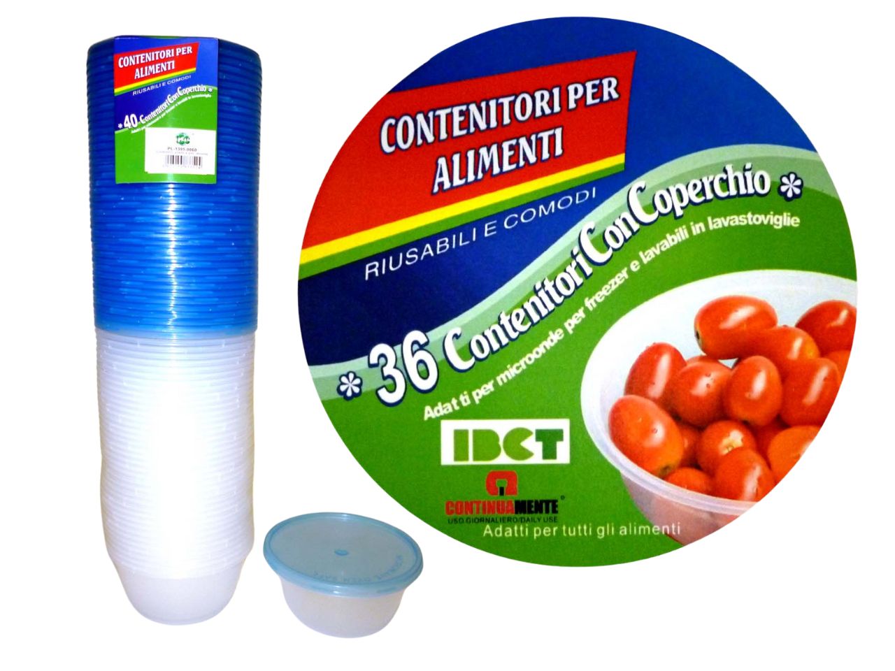 CONTENITORI ALIMEN. D.10CM PL-1395-0060