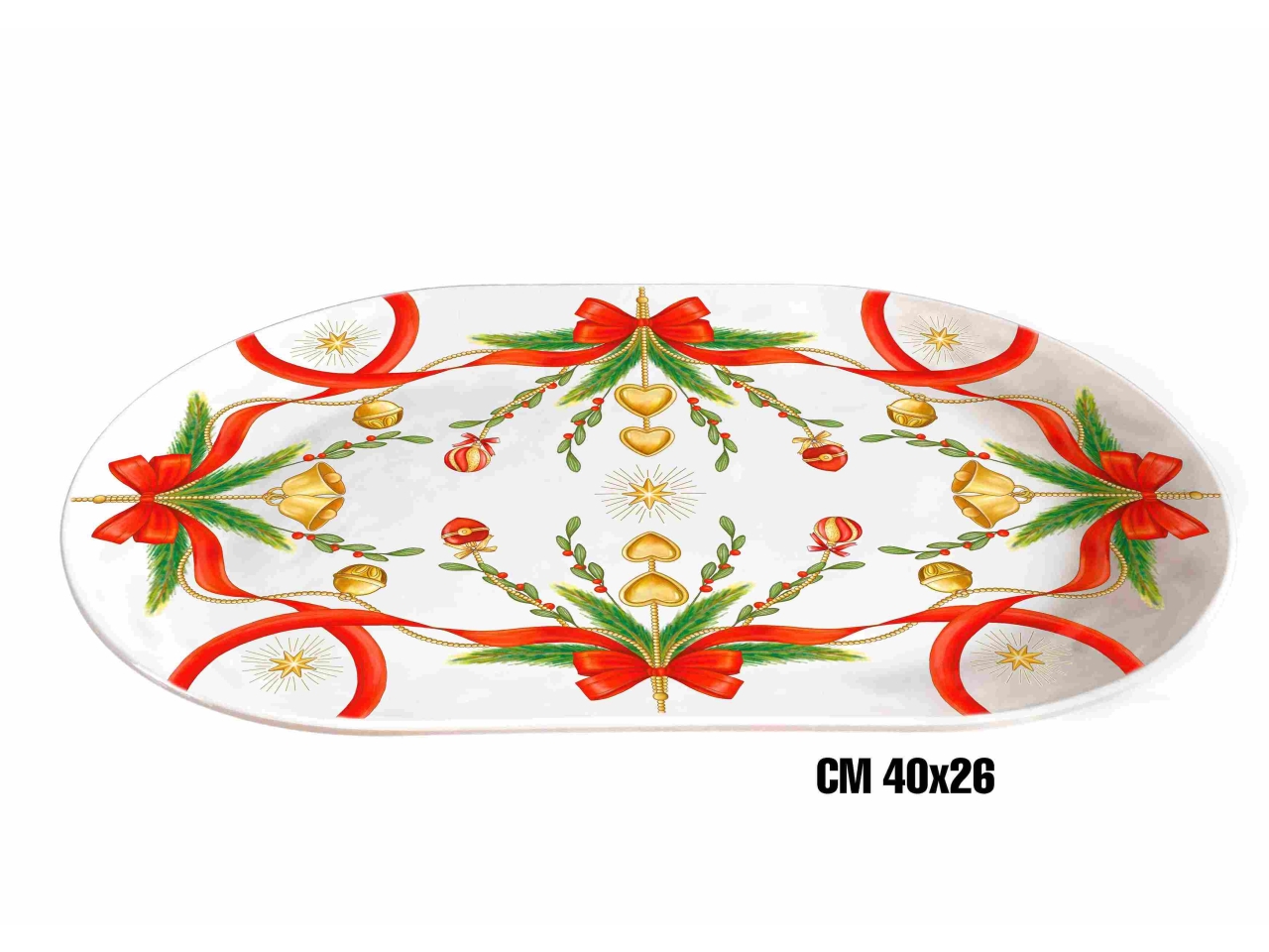 VASSOIO OVALE MEL.40X26 ME-1645-3224