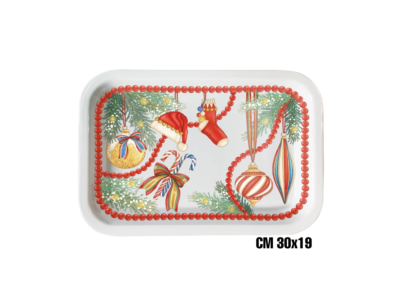 VASSOIO CAFFE’30X19MEL.NAT. ME-1645-1374
