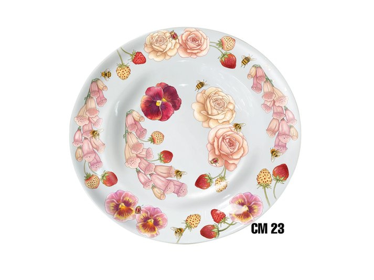 FIORI R.PIATTO FONDO MEL.23CM ME-1645-0952