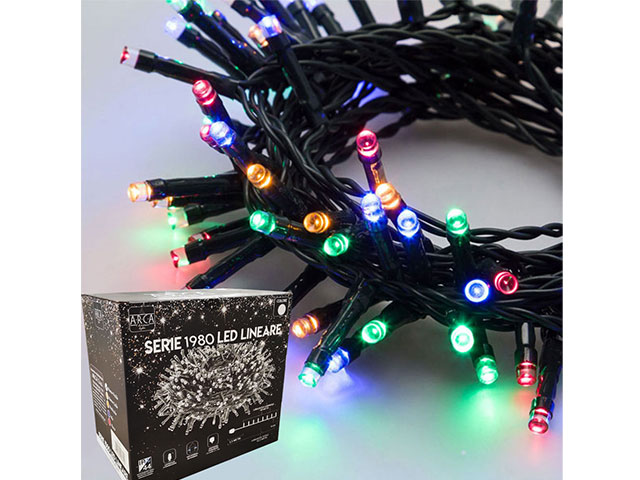 CATENA LUCI 1980 LED M.COLOR U.E.55382
