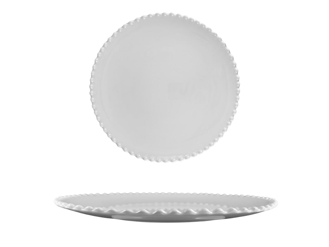 PERLA VASSOIO ROTONDO MEL.34XH3CM 58435 PERLA VASSOIO ROTONDO MEL.34XH3CM 58435