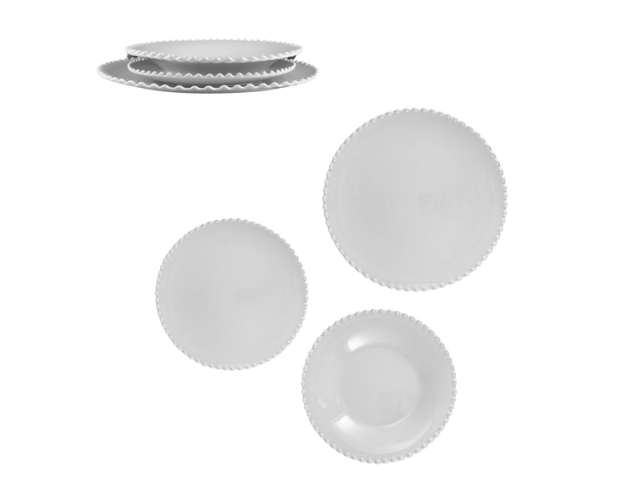 PERLA PIATTO MEL.24XH4CM 58436