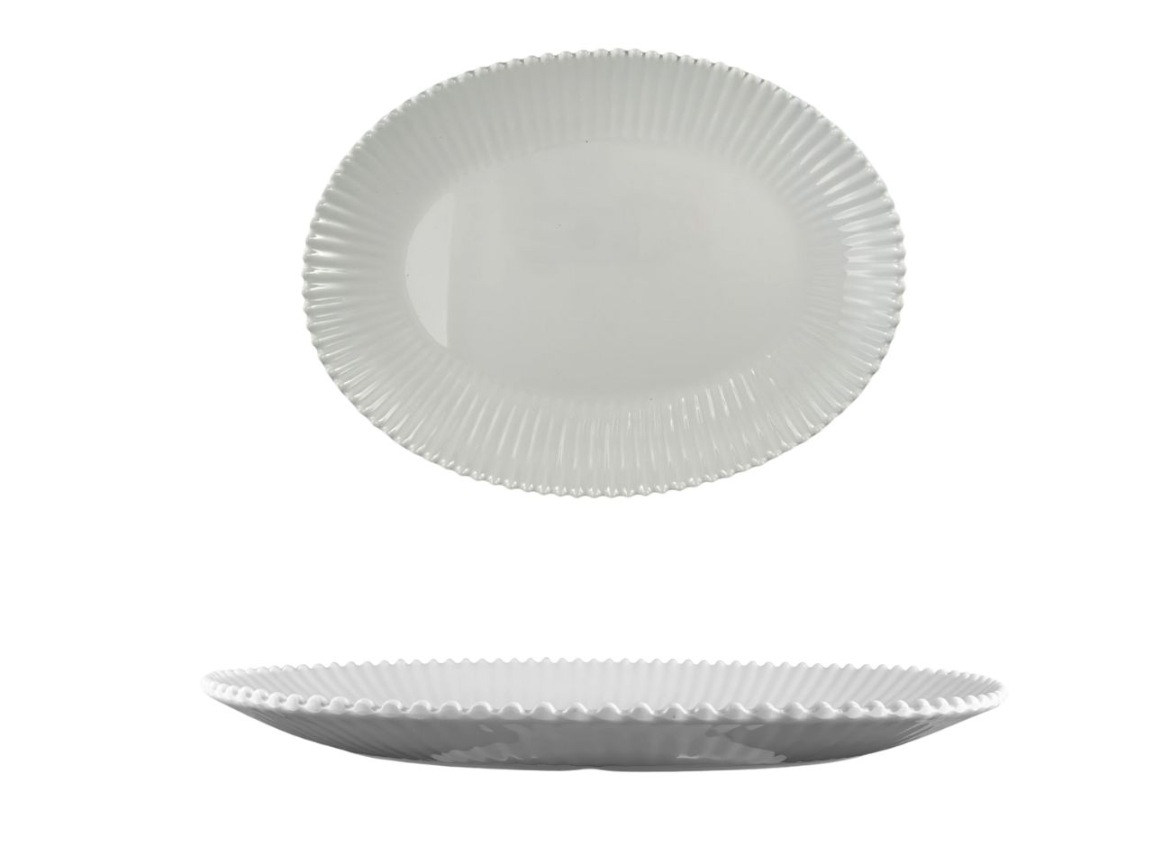 PERLA VASSOIO OVALE MEL.26X17X3CM 58443