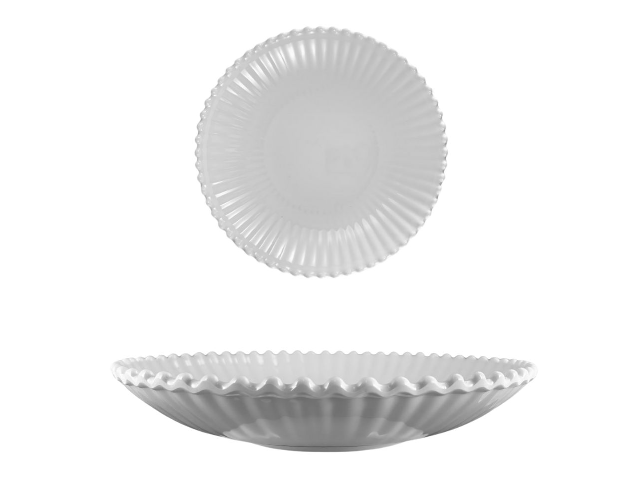 PERLA PIATTO MEL.34XH6,5CM 58447