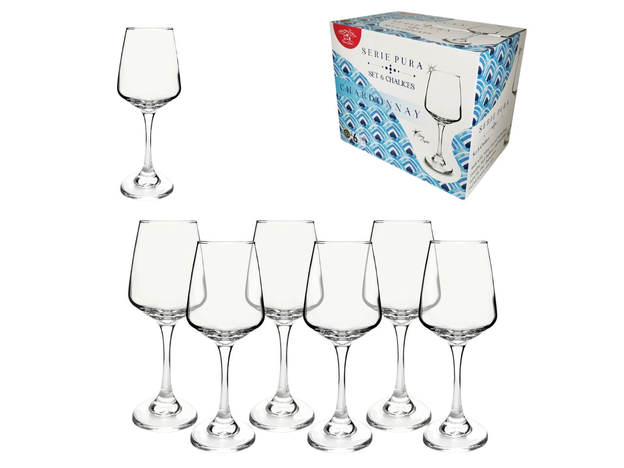 CALICI IN VETRO 41CL 6PZ 80417