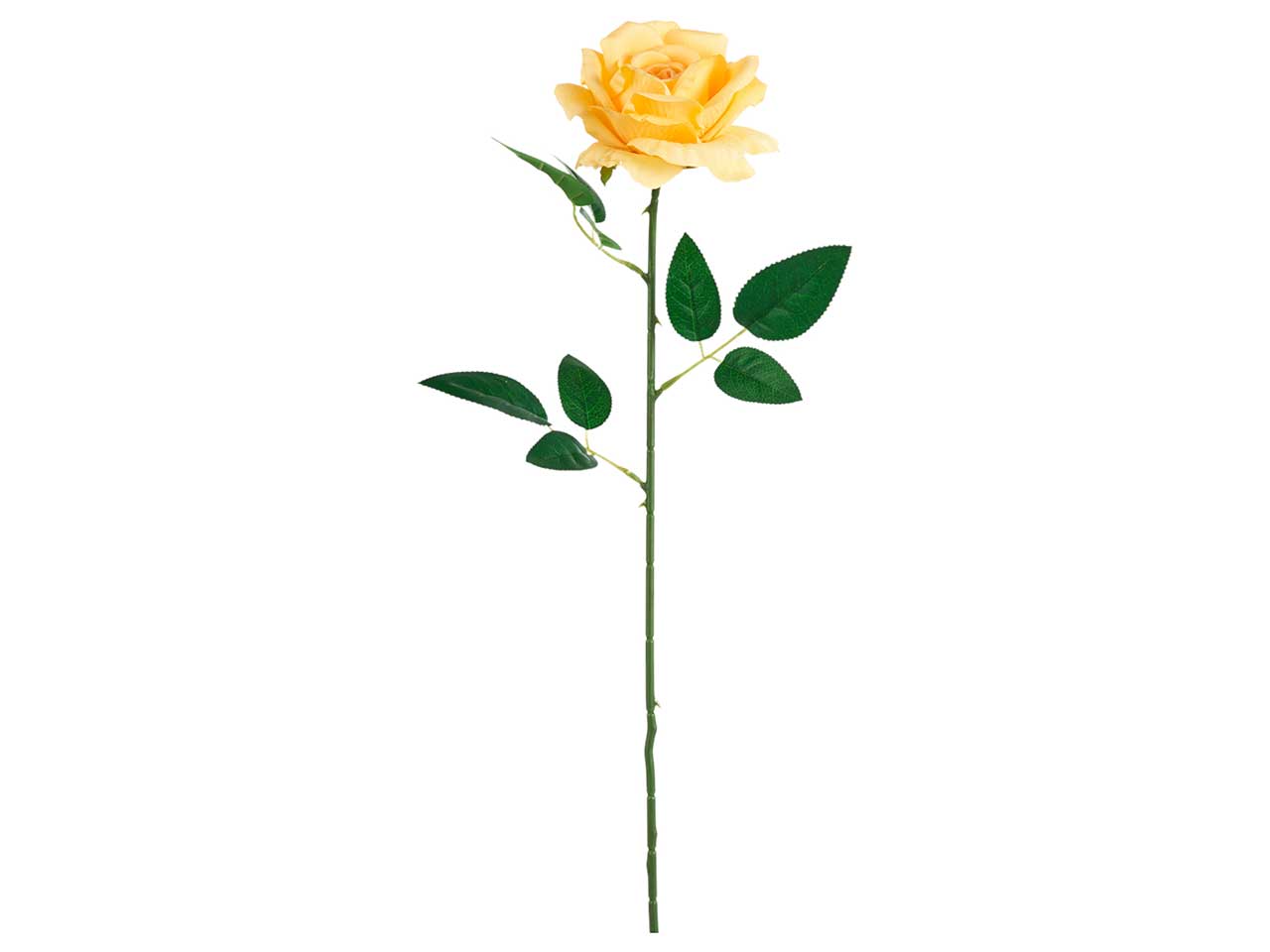FIORE ROSA LIVIA H.60CM GIALLO A20739