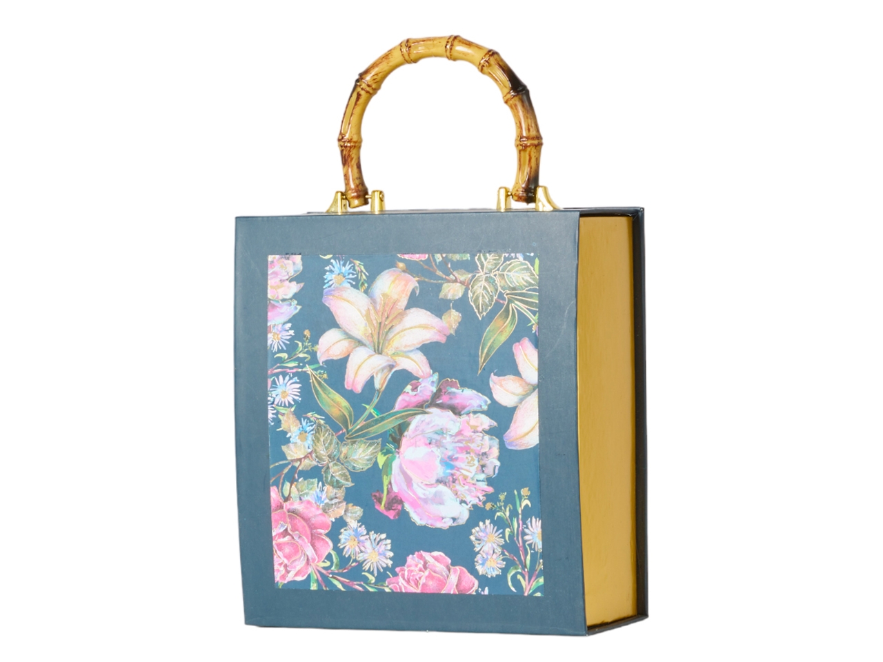 BORSA CARTONE MA. BAMBOO BLU SC A24128 BORSA CARTONE MA. BAMBOO BLU SC A24128