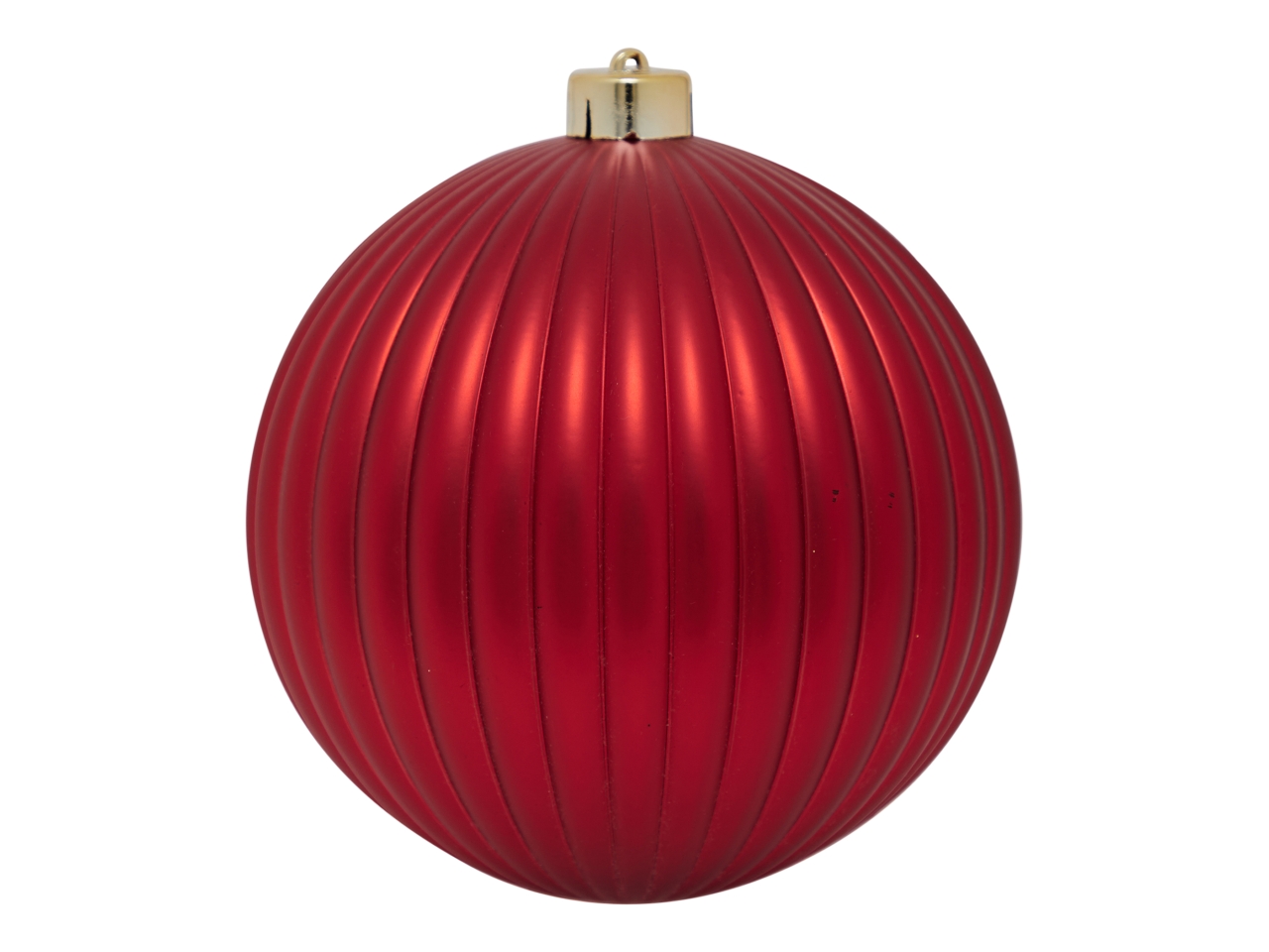 PALLA 15CM SPICCHI ROSSO OPACO N19451_03