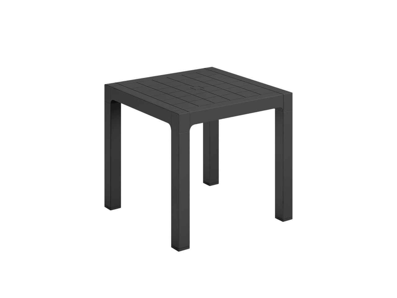 TAVOLO ARES 80×80 ANTRACITE