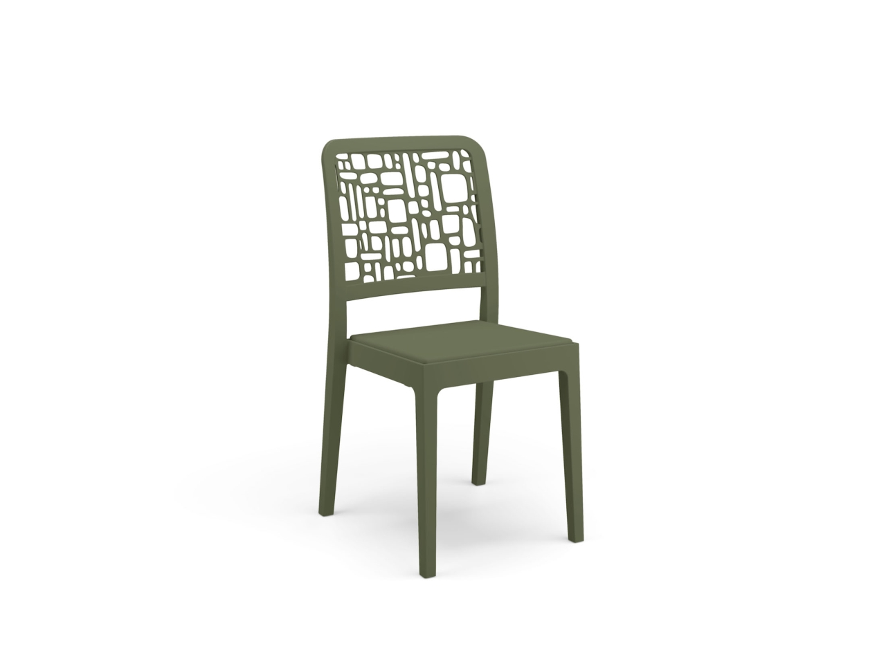 SEDIA MEDEA VERDE OLIVA