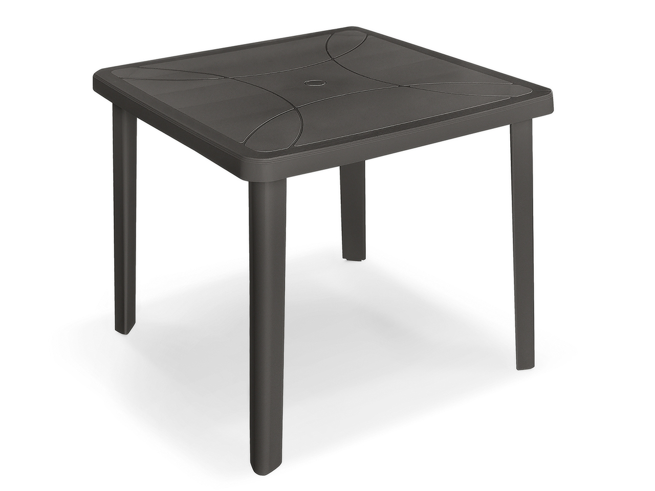 TAVOLO NETTUNO POLIPR ANTRACITE 80x80x72CM PTPNEAN TAVOLO NETTUNO POLIPR ANTRACITE 80x80x72CM PTPNEAN