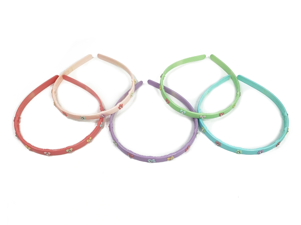 CERCHIETTO PVC CUORICINI FIORI FD32011 CERCHIETTO PVC CUORICINI FIORI FD32011