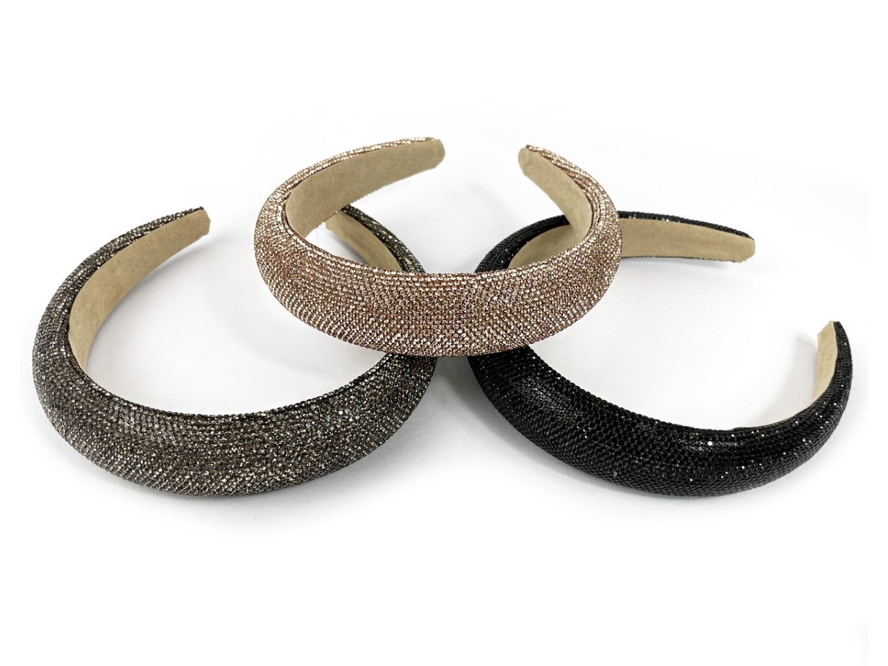 CERCHIETTO BOMBATO STRASS 3PZ FD31943 CERCHIETTO BOMBATO STRASS 3PZ FD31943