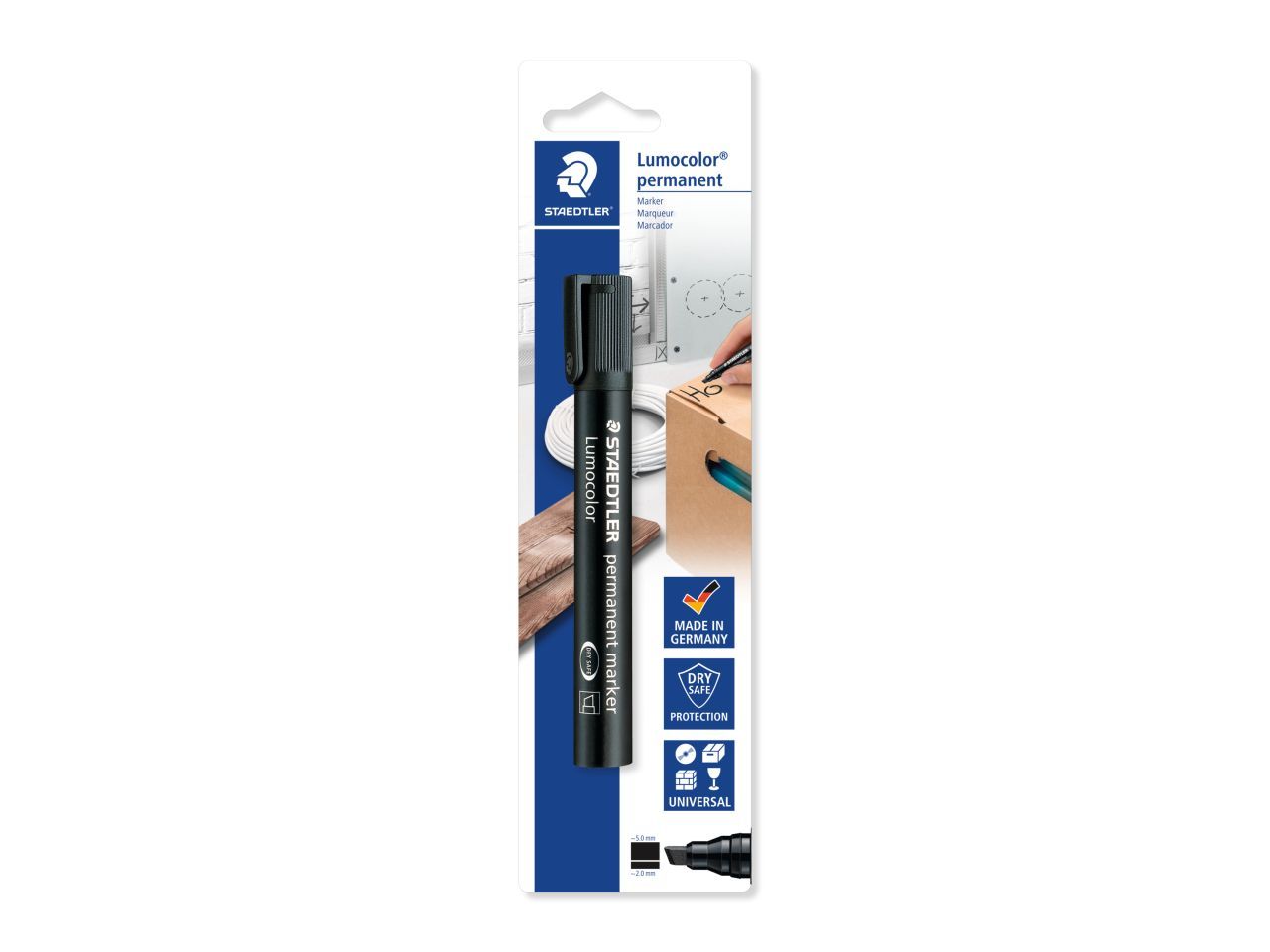 MARCATORE LUMOCOLOR NERO BK 350-9 BKDA