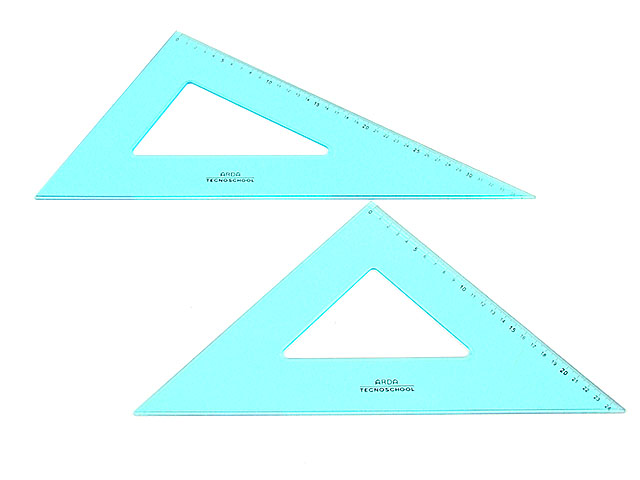 SQUADRE 2pz 45/60 CM.35 BLU 60335SS