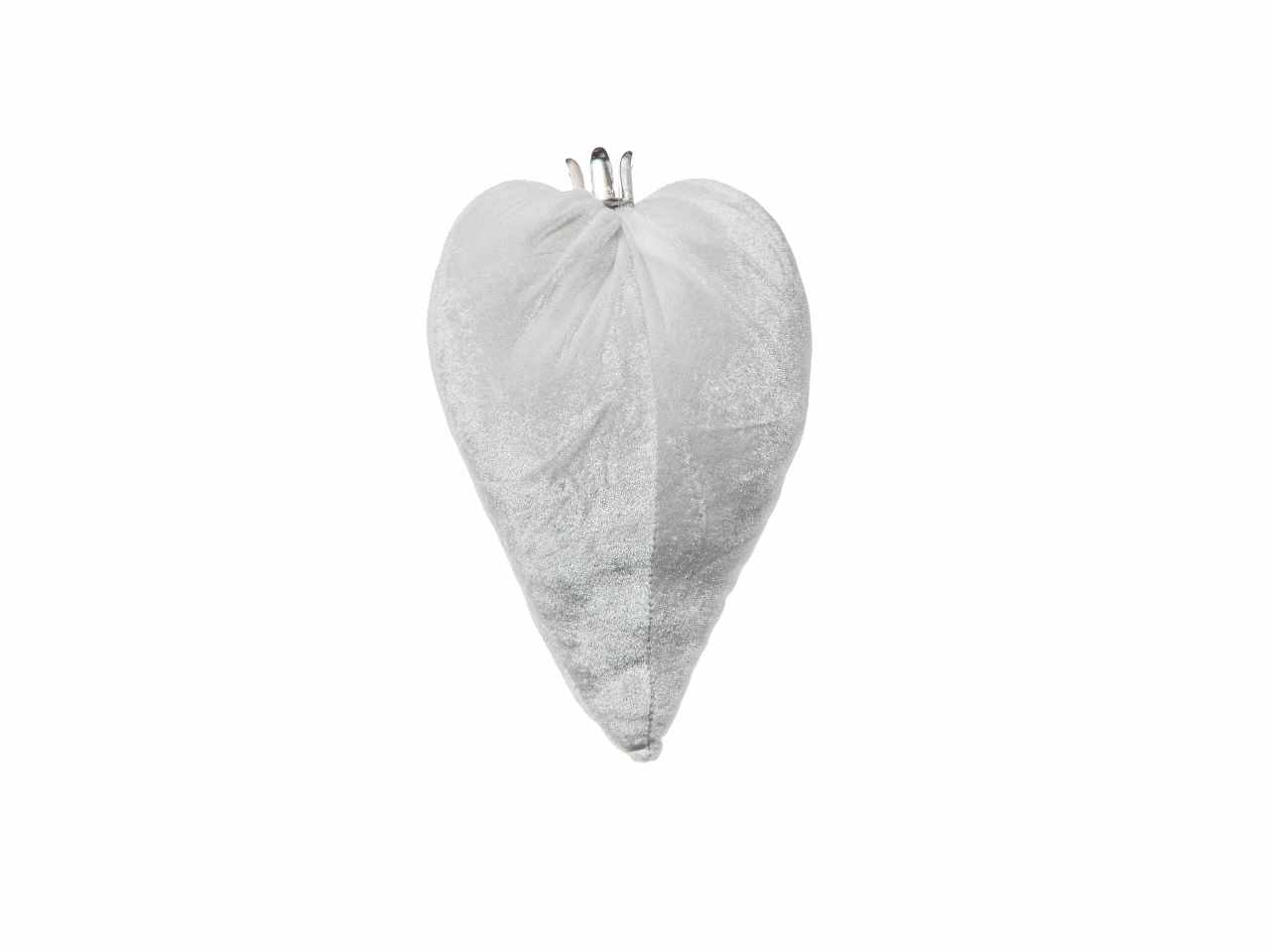 CUORE IN VELLUTO CM.15 BIANCO N23400_03