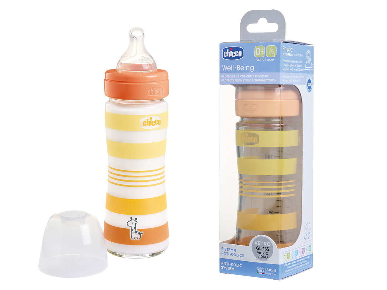 BIBERON VETRO ORANGE 240 00028721310000