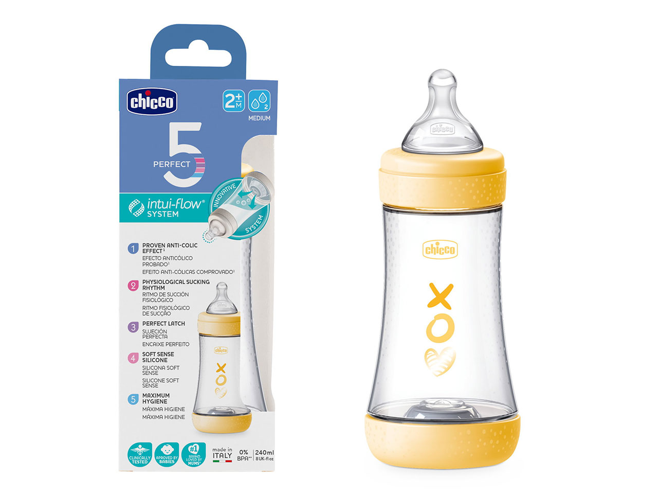 BIBERON P5 PP 240ML SIL. 00020223310000
