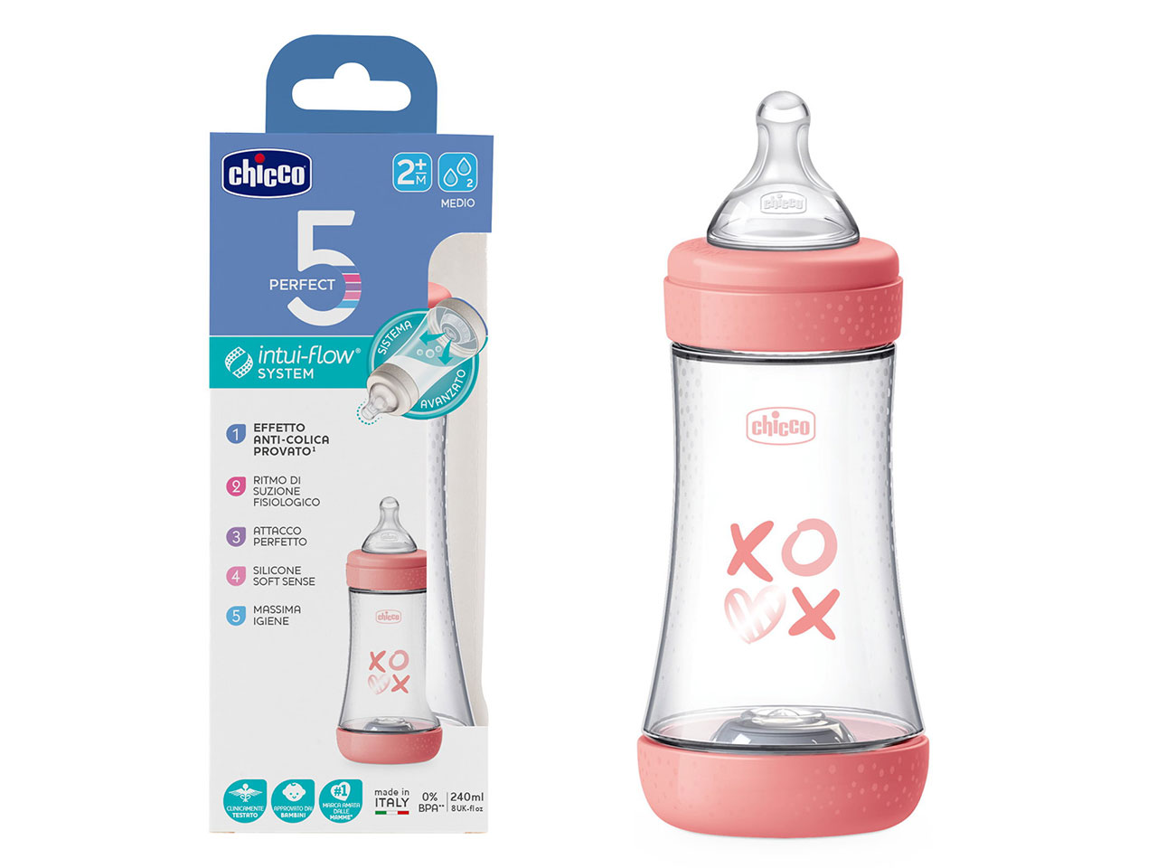 BIBERON P5 PP 240ML SIL. 00020223110000