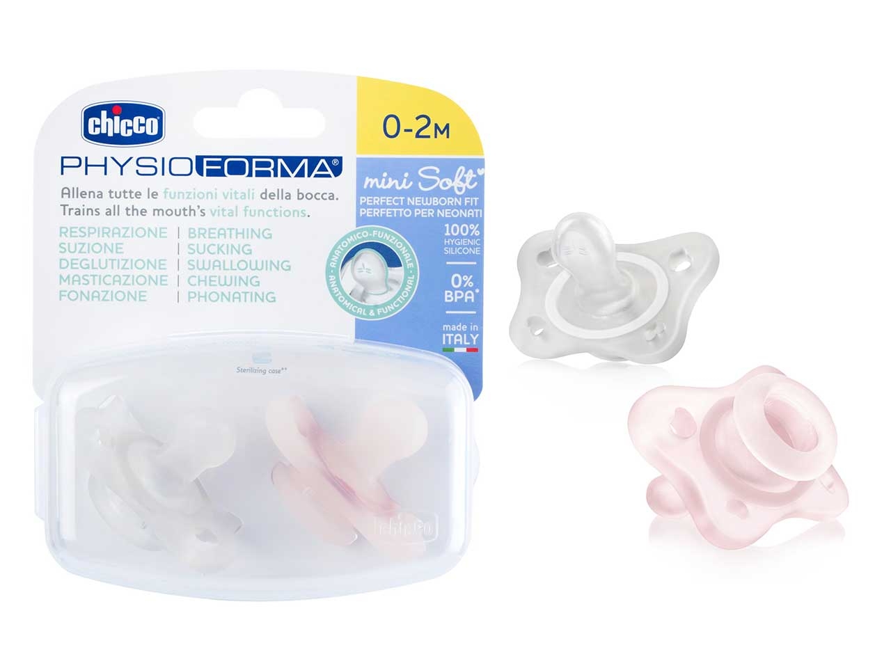 GOMMOTTO ROSA 0-2M 2PZ 00073289110000