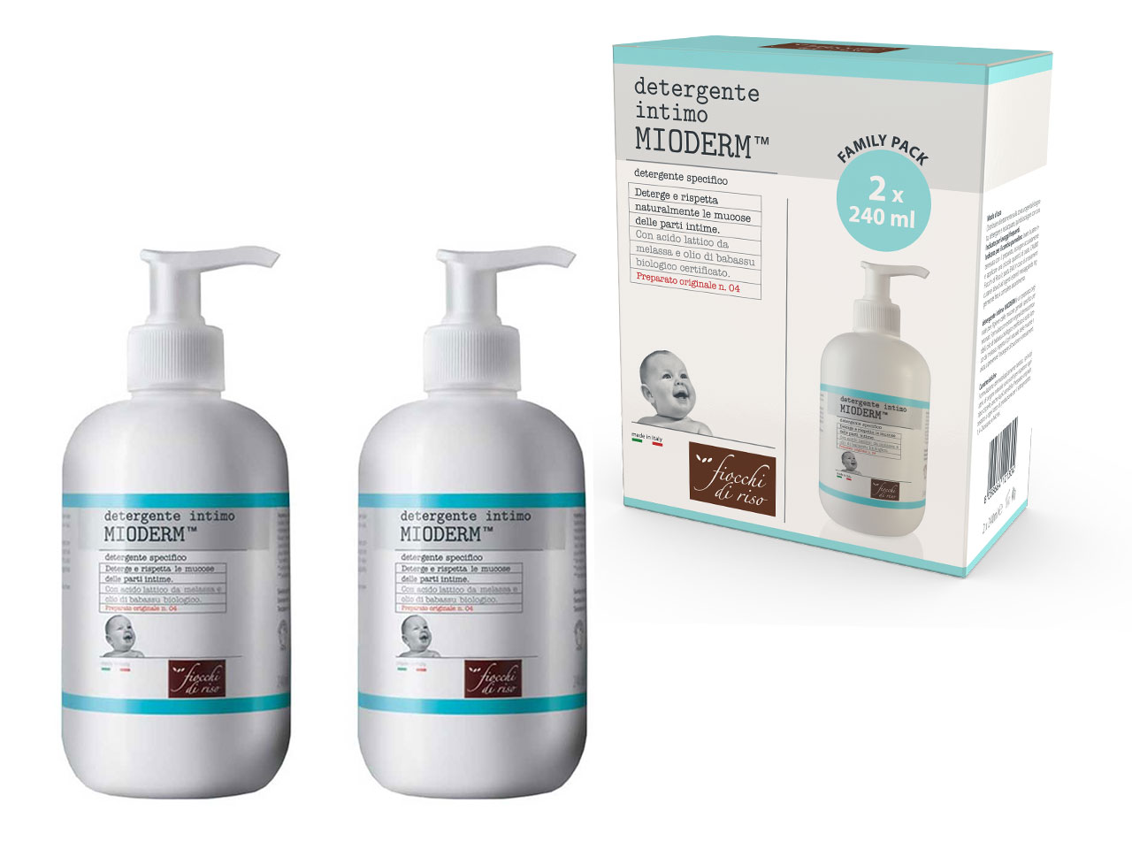 FIOCCHI DI RISO INTIMO MIODERM240ML00095112700900$