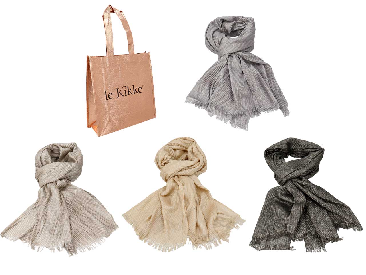 SCIARPA DONNA LE KIKKE C/BUSTA AC1209$