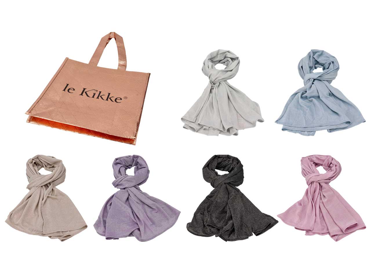 SCIARPA DONNA LE KIKKE CON BUSTA AC1212$