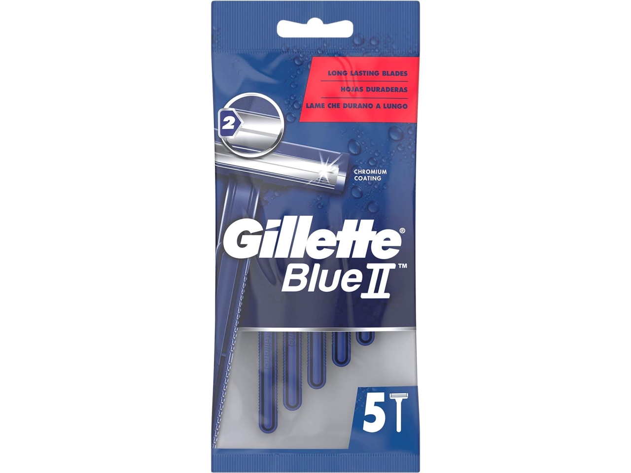 GILLETTE RASOI BLUEII 5PZ 000156$ GILLETTE RASOI BLUEII 5PZ 000156$