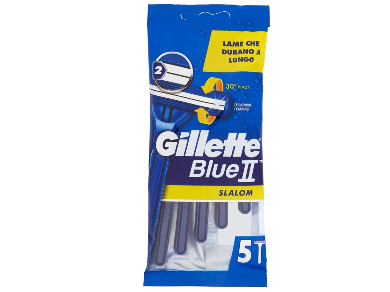 GILLETTE BLUE 2 SLALOM USAGETTA 5PZ$ GILLETTE BLUE 2 SLALOM USAGETTA 5PZ$