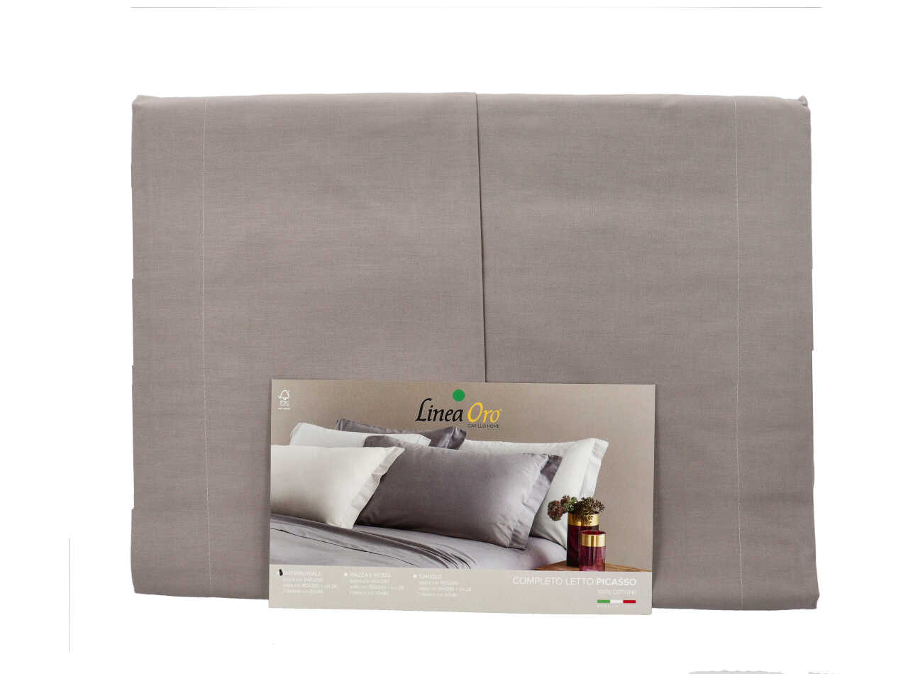 PICASSO COMPLETO LETTO 2P GRIGIO LN06280501