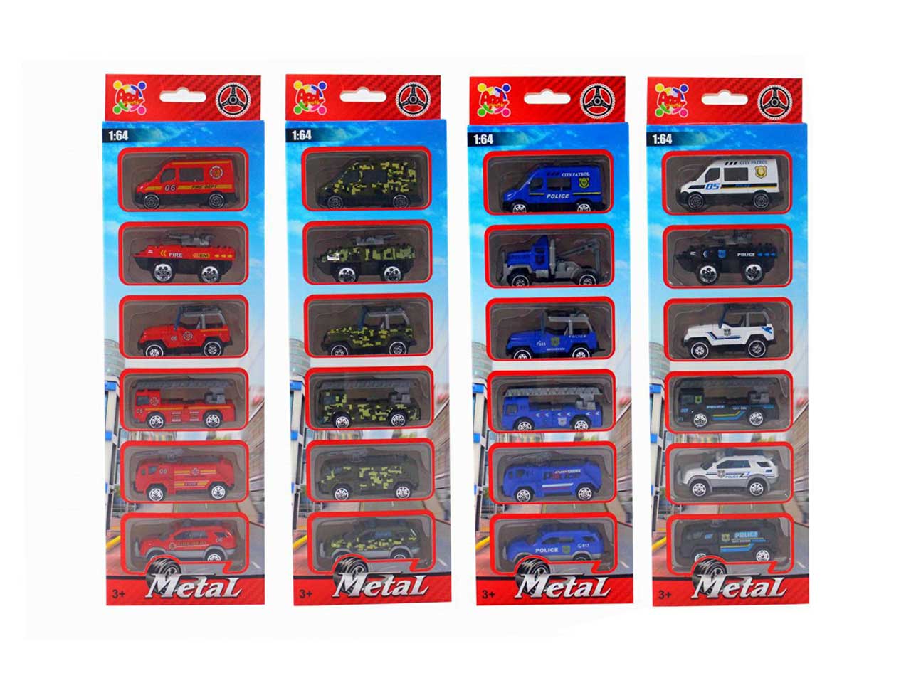 AUTOMEZZI SERIE METAL 4 6pz 39360