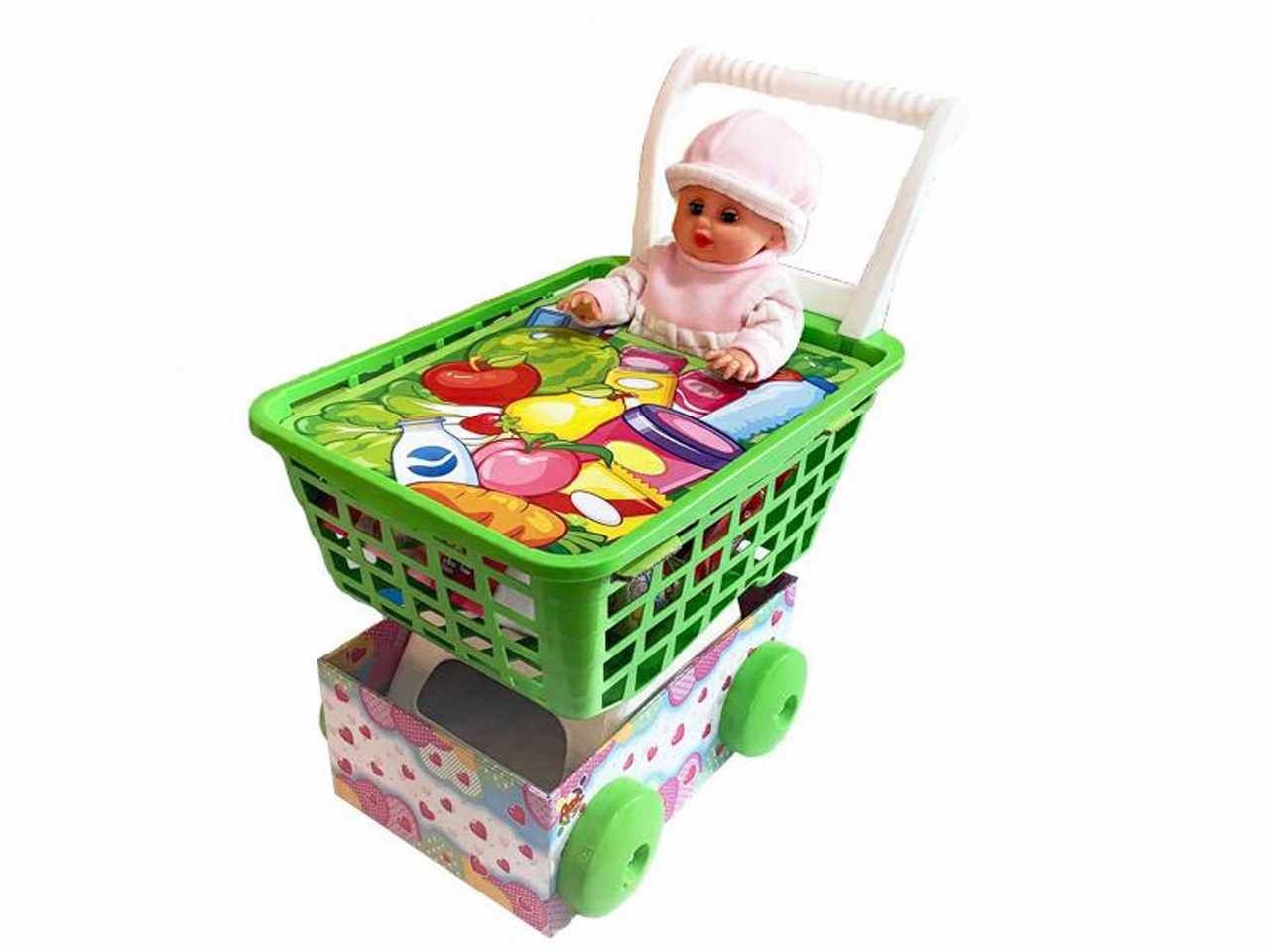 CARRELLO SUPERMARKET MONTATO 11521